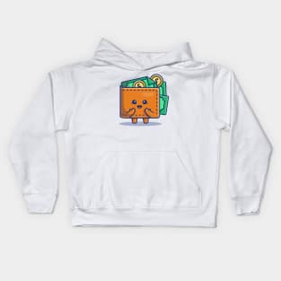 Cute Wallet Money Kids Hoodie